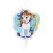dekora Unicorn Tesia 2D Birthday Candle