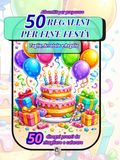 AlbumKIT AlbumKIT per 50 Regalini Fine Festa – compleanno bambini - Kit Creativo per Sacchettini - Gadget di carta pronti da tagliare e regalare.