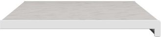 vidaXL - Raamdorpel - Marmeren textuur - 80 x 45 x 4,5 cm - PVC