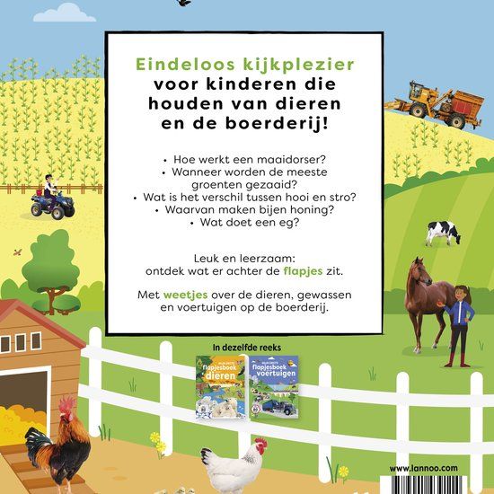 Mijn Lannoo Mijn grote flapjesboek van de boerderij