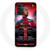Maniacase Samsung Galaxy A54 5G Lewis Hamilton officiële Ferrari hoesje