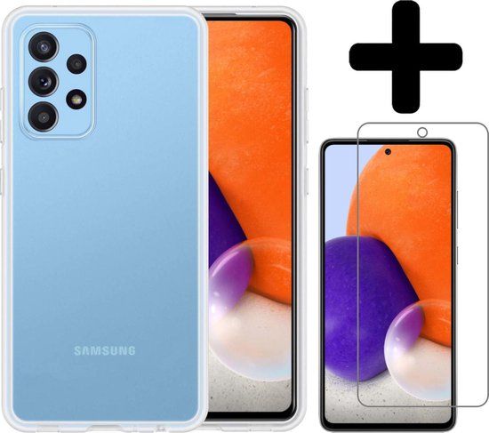 LUQ Hoesje Samsung Galaxy A72 - Siliconen Case - Transparant