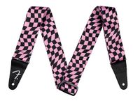 Fender Roze dambordpatroon polyester golfband