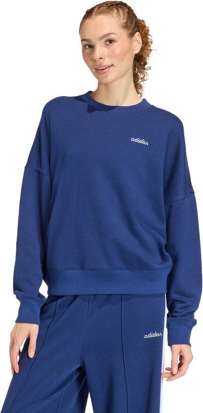 Adidas Sportswear Seasonal Essentials Colorpop Sweatshirt Met Geborduurde Graphic - Dames - Blauw