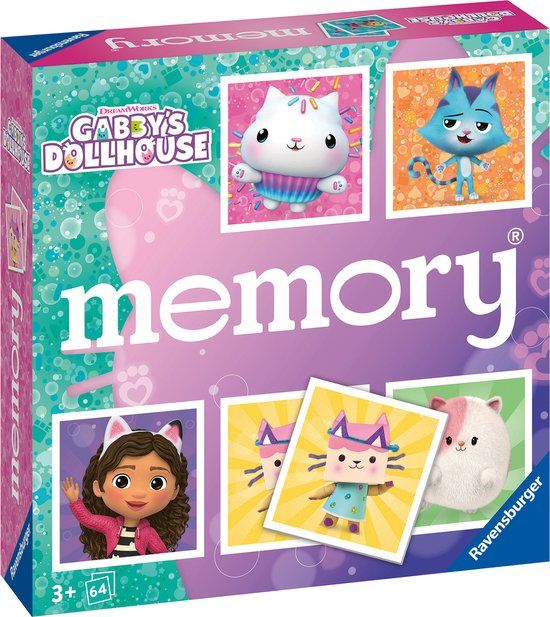 Ravensburger Memory Gabby'S Dollhouse - Memory spel - 6+ jaar