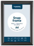 Europel Kliklijst – Posterlijst – A4 – 21 x 29,7 cm – Aluminium – 25mm – Zwart
