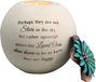 Pavilion Gift Company 19095 Stars in The Sky Kaarsenhouder, 5-inch, Terra Cotta