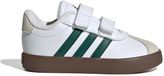 adidas uniseks-baby Vl Court 3.0 Infants Shoes, ftwr white/collegiate green/GUM5, 26 1/2 EU