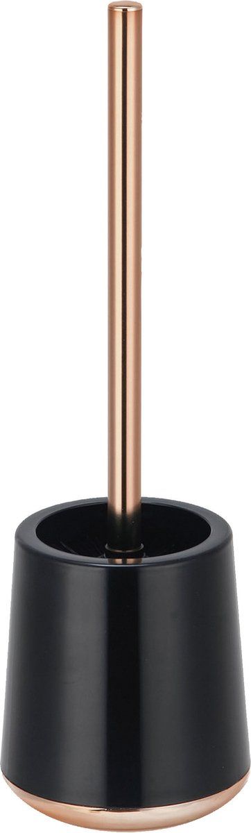 MSV Coruna Toiletborstel Zwart/Koper - 38x12cm - Luxe Uitstraling