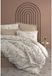 TradinQ Ensemble de literie - 1 housse de couette 220 x 240 cm + 2 taies d'oreiller 60 x 60 cm - 100% coton - Beige