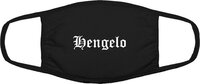 Hengelo mondkapje | Zwart | Katoen | Herbruikbaar
