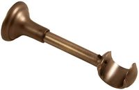 GARDINIA Steun, open, voor Ø25 mm, brons, 12 cm, metaal