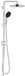 GROHE QuickFix Vitalio Start 250 flex système de douche - Chrome