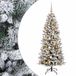 vidaXL Kunstkerstboom met kerstbal 120 cm 150 LED's Warmwit PVC en PE