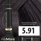 Femmas Haarverf Koele Lichtbruin 5.91 - 100ml