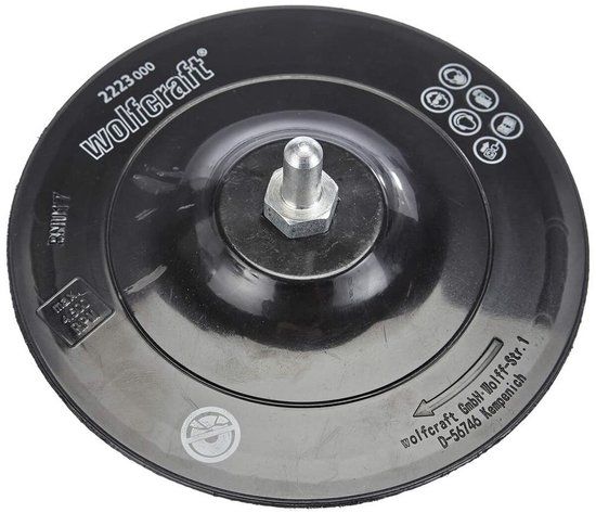 wolfcraft - Steunschijf voor Boormachine Ø 125 mm - 2223000