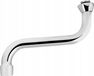 S-type robinet, 18 cm, 3/4 pouce, chroom, diamantafwerking