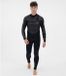 Hurley Advantage Max 3/2+ Mm Combinaison Néoprène Manches Longues avec Fermeture Éclair Poitrine Noir XS Homme