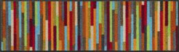 Merkloos wash+Dry Mikado Stripes - Kleen-Tex - 35 x 120 cm - Veelkleurig