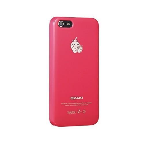 Ozaki , oCoat Fruit Strawberry for iPhone 5 (Dark Pink