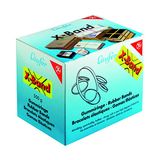 Läufer 59081 Rondella X-band, elastische kruisbanden, elastieken 130 x 11 mm, diameter 85 mm, 500 g doos, elastiek op kleur gesorteerd