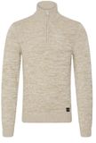 Blend 1/4 rits trui Beige/Crème XL