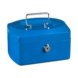 Idena 50027 - geldcassette 6", grootte 155 x 120 x 90 mm, kleur blauw, 1 stuk