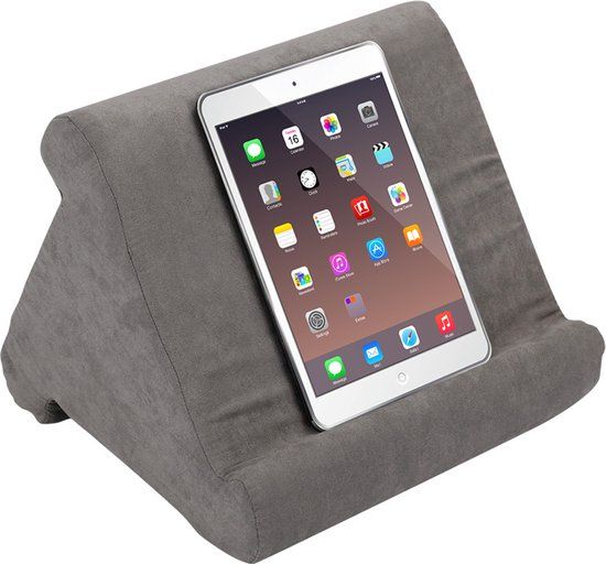 Orange Donkey Tablet Kussen - Grijs - Tablet Houder - 3 Kijkhoeken