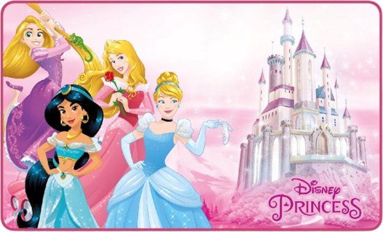 Princess Vloerkleed / Mat Foam Roze Polyester Laagpolig 75x45 cm