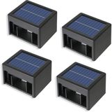 Lumisky Set van 4 wandlampen op zonne-energie DAXY