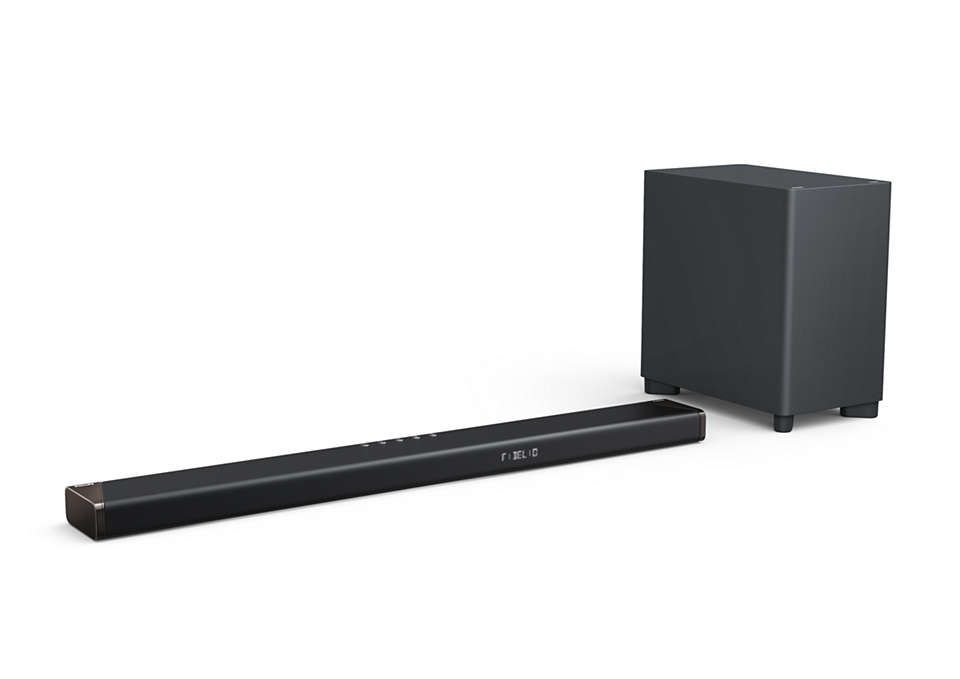 Philips Sound Philips Fidelio B95 - 5.1.2 Soundbar met Draadloze Subwoofer - Zwart