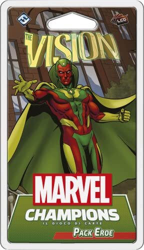 Asmodee - Marvel Champions: LCG-kaartspel, Pack Eroe Vision, Italiaanse uitgave, 9067