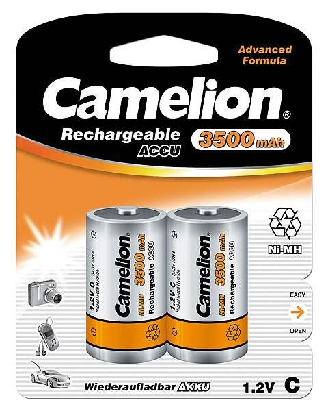 Camelion NH-C3500BP2 C NiMH Oplaadbare Batterijen - 3500mAh - 2 stuks