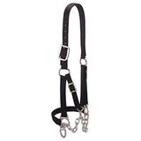 Weaver Livestock Heavy-Duty Restraint Nylon Cattle Halter, Adjustable, Modern Style Cow Calf Halter, Livestock Handling Equipment for Showing, Black