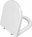 VitrA S50 siège de toilette | Siège de toilette en Duroplast avec fermeture douce | Couvercle de toilette blanc | Fonction de libération rapide