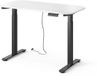 Vicco Elevate Bureau – 120 x 60 cm Noir/blanc