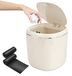 Mini Poubelle avec Couvercle Pop-Up 2.5 Litres pour Usage Intérieur