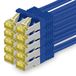1aTTack.de CAT 7 LAN-kabel 3.0m 10Gbps Netwerkkabel S/FTP (10 stuks Blauw)
