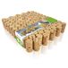 MCE-Commerce A74001100 kurken, knutselkurken, wijnkurken, natuurlijke kurken, knutselen en decoreren, 100 stuks, Ø 2,5 cm, lengte 4,5 cm, naturel