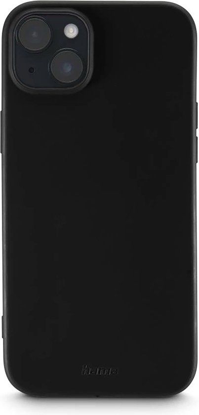 Hama MagCase Finest Feel Cover Hoesje geschikt voor Apple iPhone 15 Plus - Zijdezachte Afwerking - Zwart