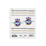 4R Quattroerre.it Stickers voor MV Agusta, snel toerisme, 8 stickers, voorgesneden, water- en uv-bestendig, gemaakt in Italië, officieel gelicentieerd product, vel 160 x 135 mm