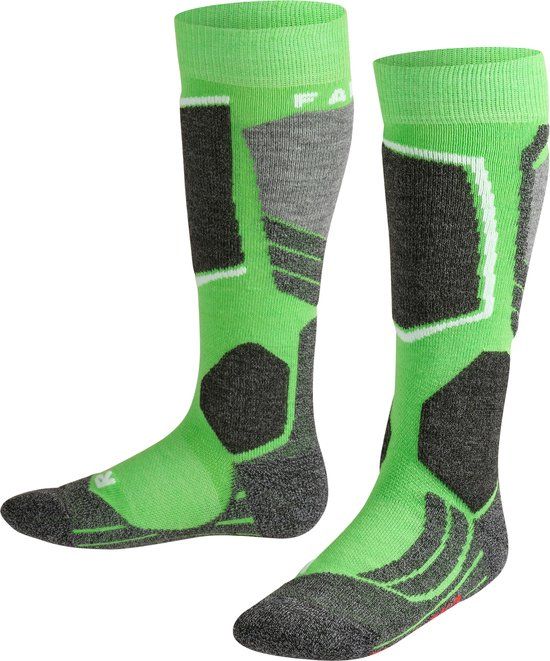 FALKE SK2 Ski Socks Kids Green - Size 23-26