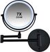 Merkloos / Sans marque Eurocompact van den Brink Oplaadbare Metalen Verlichte Wand Knik Arm Badkamer LED Spiegel