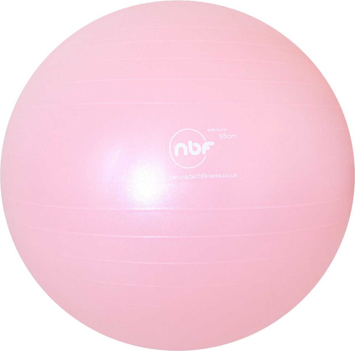 Natural Birth Fitness Birth Ball - 75 cm - roze - Natural Birth & Fitness Ball met pomp - Zwangerschapsbal