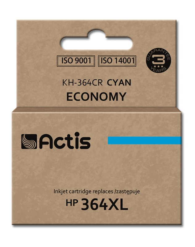 Actis ACTIS KH-364CR inkt (vervanging HP 364XL CB323EE; Standaard; 12 ml; blauw)