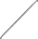 Addi - Tunische dubbele haaknaalden - 15cm 2.00mm - Grijs - Metaal