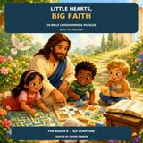 Little Hearts, Big Faith: 20 Bible Crosswords & Puzzles About God and Jesus