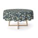 MARTINA HOME Tafelkleed van kunsthars, Olga, blauw, 140, rond