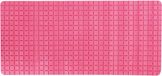 MSV Antislip Badmat – Douchemat met Zuignappen – Rubber – Fuchsia – Rechthoek – 36 x 76 cm