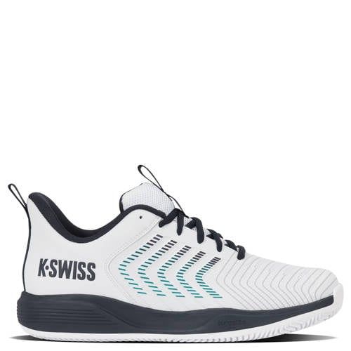 K-Swiss ULTRASHOT LIGHT CLAY mesh tennisschoenen - wit/antraciet